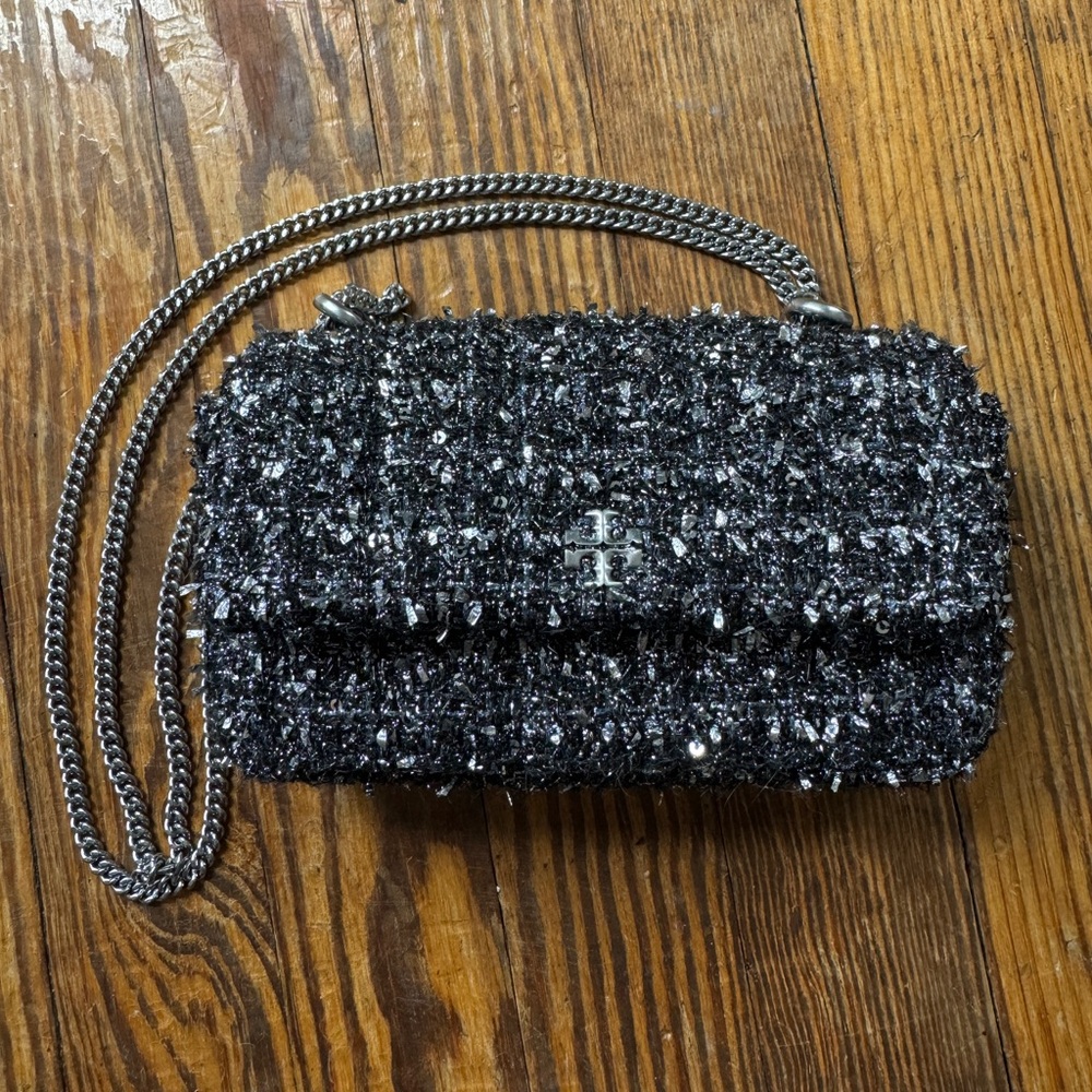 NWOT Tory Burch Tweed Mini Flap Kira Bag